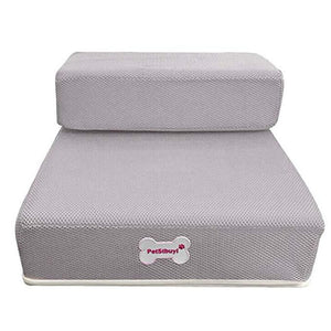 Breathable Mesh Foldable Pet Stairs For Old Dog Pet Bed Stairs Dog Ramp 2 Steps Ladder for Small Dogs Puppy Cat Bed Cushion Mat