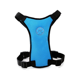 NEW Breathable Mesh Dog Harness Leash With Adjustable Straps Pet Harness With Car Automotive Seat Safety Belt Dog Chest Straps