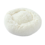 Soft Long Plush Round Pet Dog Bed for Small Medium Dogs Winter Warm Cat Bed Sleeping Lounger House Kitten Puppy Dog Bed Mat