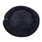 Soft Long Plush Round Pet Dog Bed for Small Medium Dogs Winter Warm Cat Bed Sleeping Lounger House Kitten Puppy Dog Bed Mat