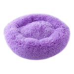 Soft Long Plush Round Pet Dog Bed for Small Medium Dogs Winter Warm Cat Bed Sleeping Lounger House Kitten Puppy Dog Bed Mat