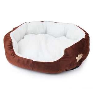 1Pcs 50*40cm Super Cute Soft Cat Bed Winter House for Cat Warm Cotton Dog Pet Products Mini Puppy Pet Dog Bed Soft Comfortable