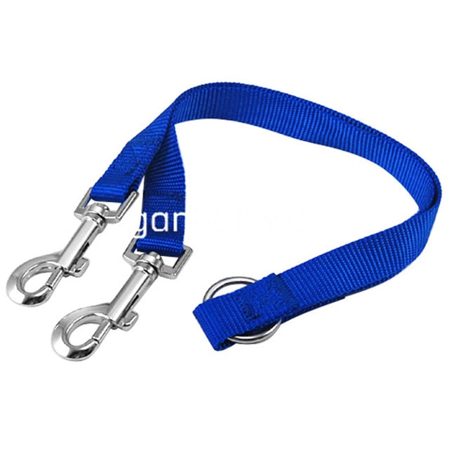 WALK 2 Two DOGS Leash COUPLER Double Twin Lead Walking Leash