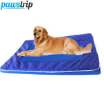 pawstrip 3 Size Summer Dog Bed Oxford Nylon Cooling Cat Beds Breathable Detachable Wash Large Dog Cushion Mat