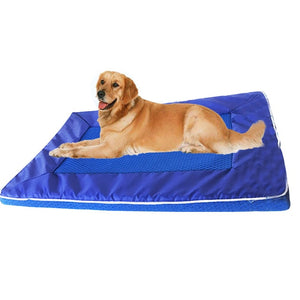 pawstrip 3 Size Summer Dog Bed Oxford Nylon Cooling Cat Beds Breathable Detachable Wash Large Dog Cushion Mat