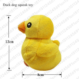 1pc Fruit Vegetable Chicken Drum Bone Squeak Toy For Dog Puppy Plush Red Pepper Eggplant Radish Duck Sounding Pet Toys