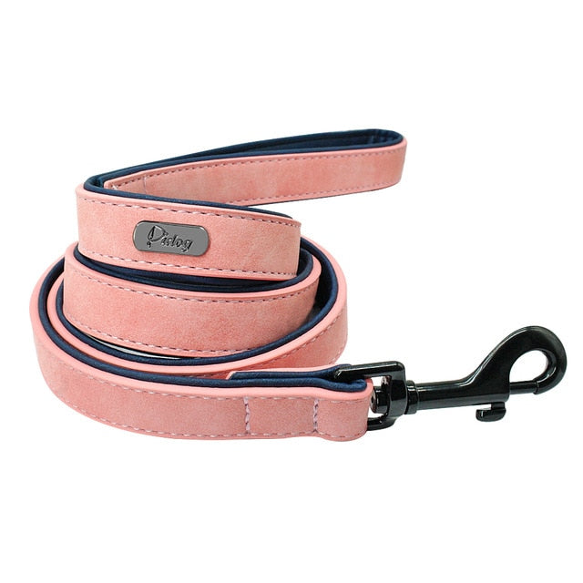Dog Leash Harness Leather Lead Pet Dog Puppy Walking Running Leashes Training Rope Belt For Small Medium Large Dogs Pet Supplies