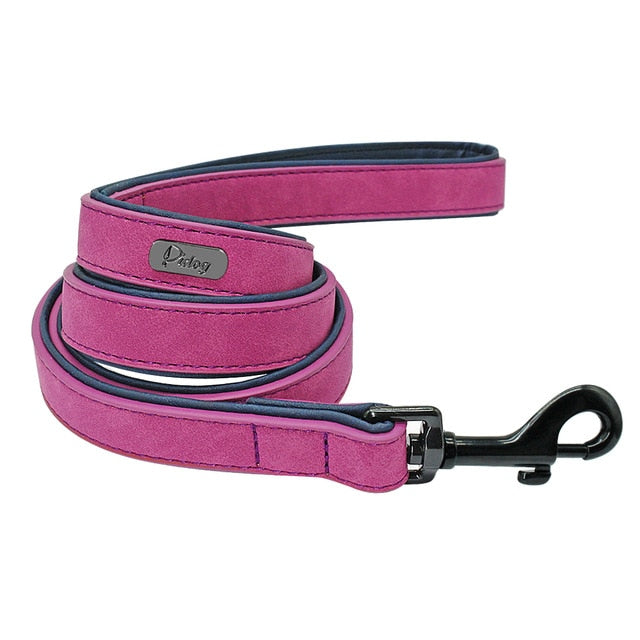 Dog Leash Harness Leather Lead Pet Dog Puppy Walking Running Leashes Training Rope Belt For Small Medium Large Dogs Pet Supplies