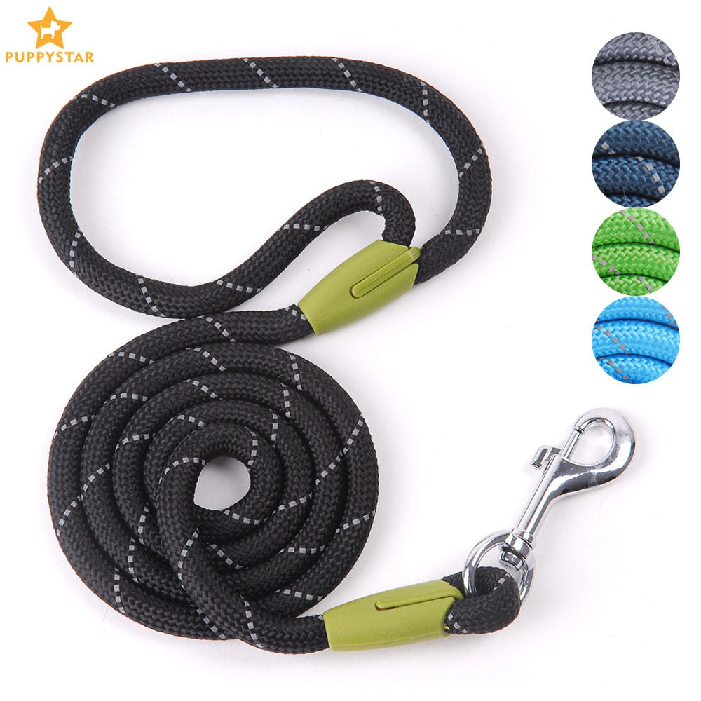 Pet Products Dog Leash For Small Large Dogs Leashes Reflective Dog Leash Rope Pets Lead Dog-Collar Harness Nylon Running Leashes
