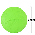 2018 Best selling Pet toys New Large Dog Flying Discs Trainning Puppy Toy Rubber Fetch Flying Disc Frisby 15cm 18cm 22cm