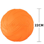 2018 Best selling Pet toys New Large Dog Flying Discs Trainning Puppy Toy Rubber Fetch Flying Disc Frisby 15cm 18cm 22cm