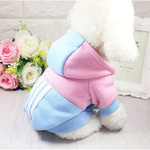 Pet Soft Winter Warm Pet Dog Clothes Sports Hoodies For Small Dogs Chihuahua Pug French Bulldog Clothing Puppy Dog Coat Jacket
