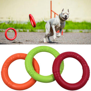 2019 Dog Flying Discs Pet Training Ring Interactive Training Dog Toy Portable Outdoors Large Dog Toys Pet Products Motion Tools