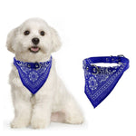 Adjustable Pet Dog Puppy Cat New Fashion Charming Chic Neck Scarf Bandana Leather Collar Neckerchief