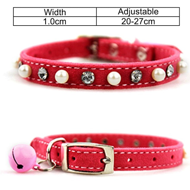 Cat Collar With Bell Dog Collar For Cats Puppy Collars For Cats Kitten Cat Collar Pet Lead Dog Leashes Pet Supplies Pet Products