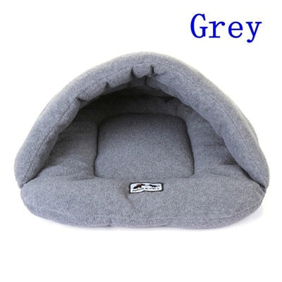 6 Colors Soft Polar Fleece Dog Beds Winter Warm Pet Heated Mat Small Dog Puppy Kennel House for Cats Sleeping Bag Nest Cave Bed