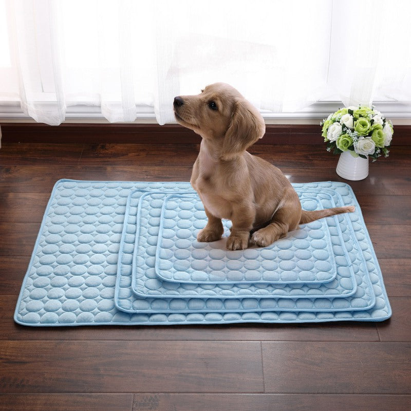 Pet Dog Summer Cooling Mats Blanket Ice Cats Bed Mats For Dog Sofa Portable Tour Camping Yoga Sleeping Massage Pet Accessories