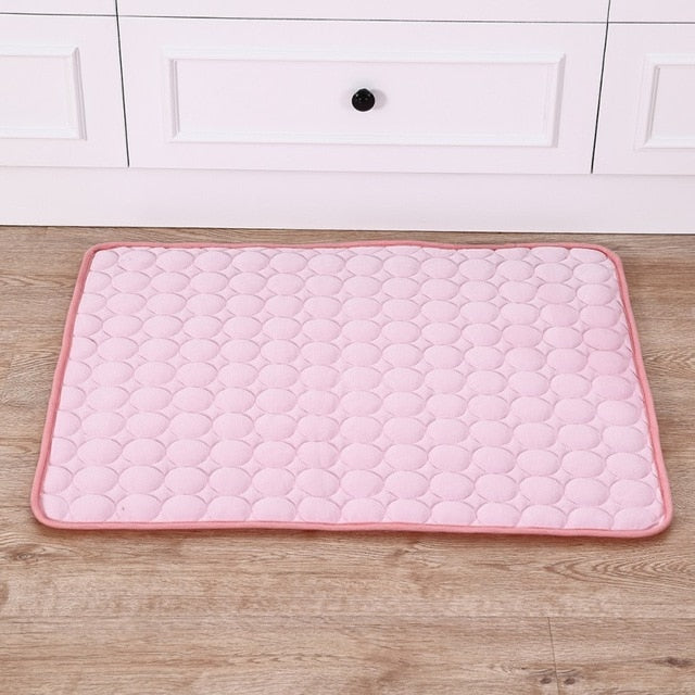 Pet Dog Summer Cooling Mats Blanket Ice Cats Bed Mats For Dog Sofa Portable Tour Camping Yoga Sleeping Massage Pet Accessories