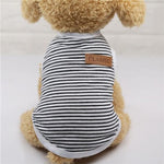 25 Styles Dog Shirt Pet Puppy Dog Cat Vest Summer Cotton Cartoon Pattern Dog Clothes Hoodies Clothing Pug Poodle Costumes Tshirt