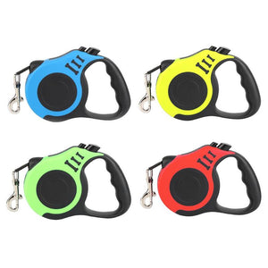 3/5M Retractable Dog Leash Automatic Pets Dog Lead Extending Puppy Walking Running Leads For Small Medium Dogs Pet Supplies